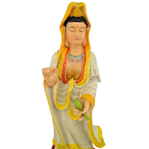 Estátua kuan Yin de Resina Artigos Esotéricos e religiosos