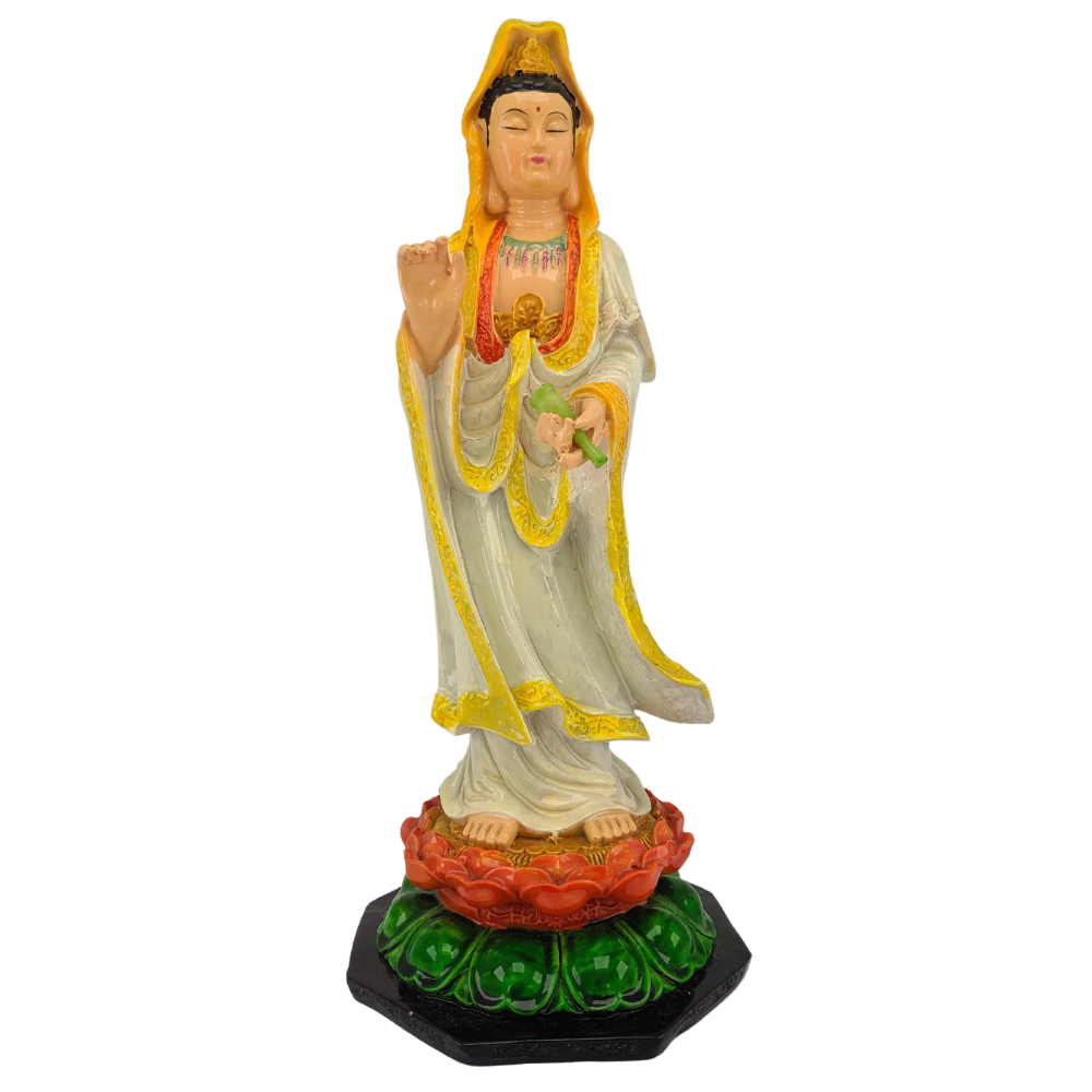 Estátua kuan Yin de Resina Artigos Esotéricos e religiosos